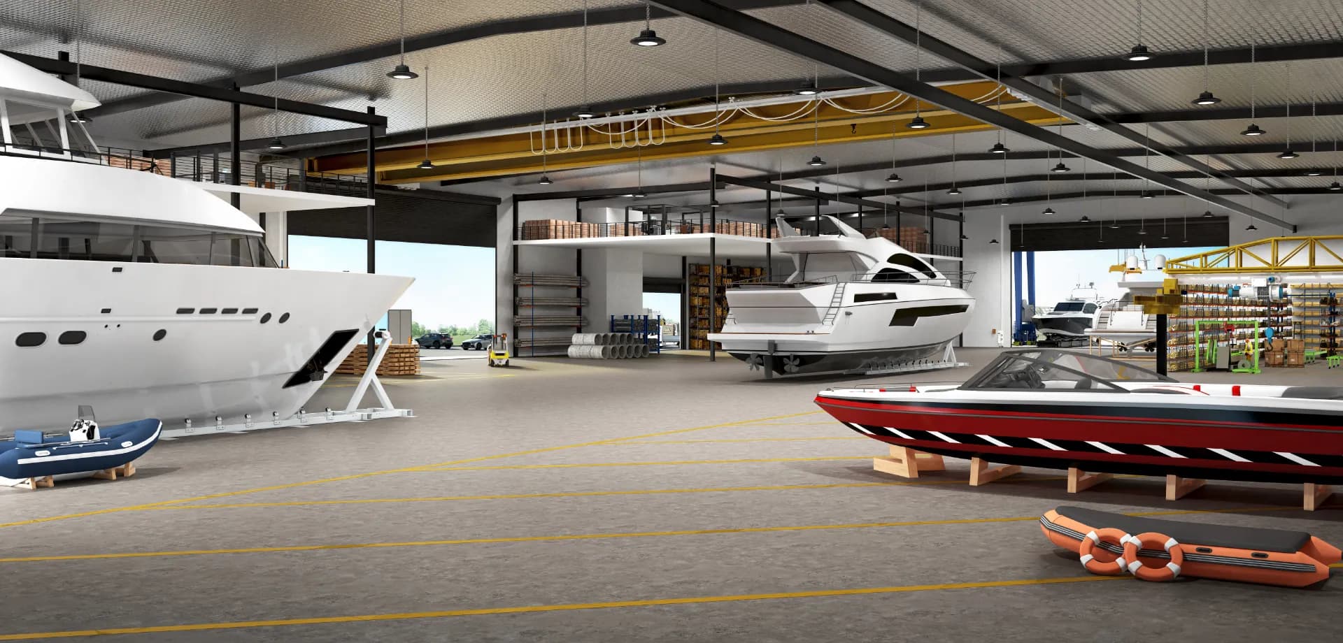 Planned ECMC covered marine work